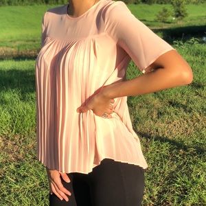 BCBGeneration peach pink blouse